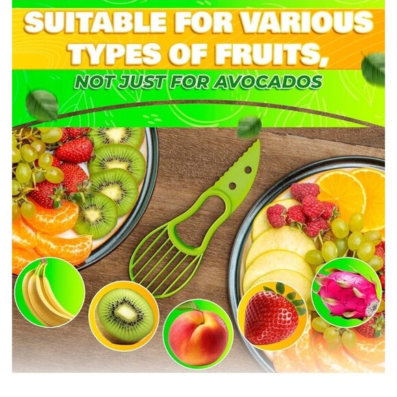 3 Pack - 3 In 1 Avocado Slicer, Avocado Scooper, Avocado Cutter - Picture 7 of 10